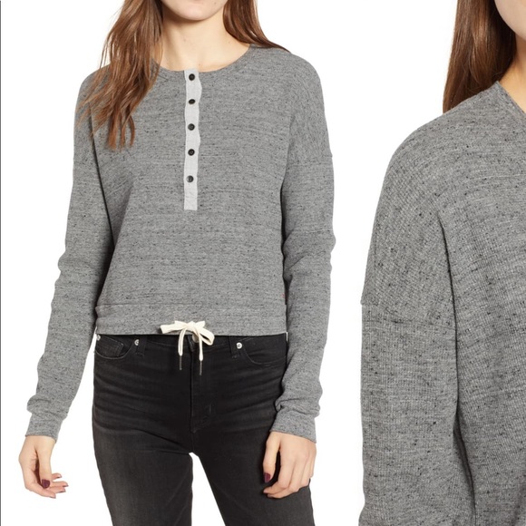 Worn once n:philanthropy Beijing Henley in Heather gray - Picture 2 of 6